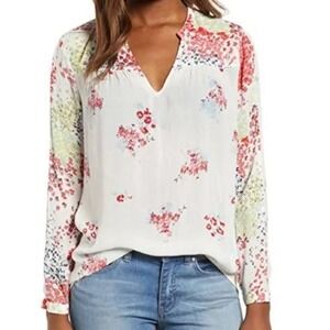 Lucky Brand Women's Sz S/P Floral Fairy Boho Peasant Festival Summer Beachy Work